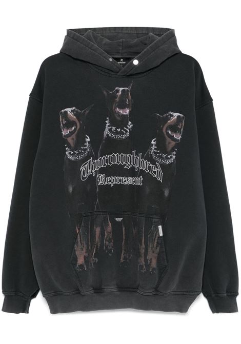 Black Thoroughbred sweatshirt Represent - men REPRESENT | MLM41134003