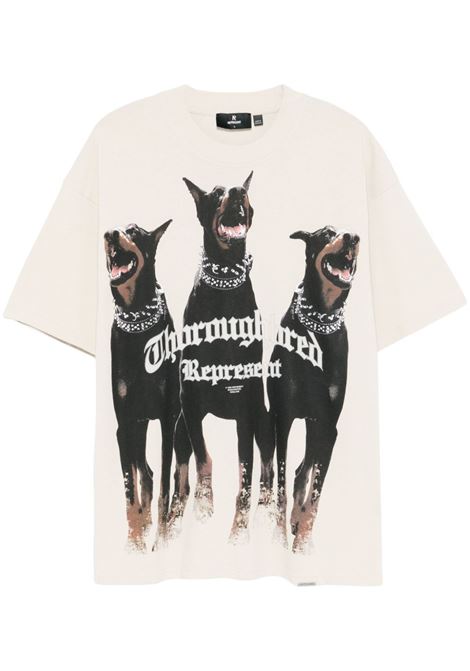 White Thoroughbred T-shirt Represent - men
