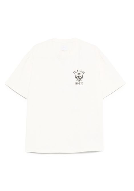 White eagle-print T-shirt Rhude - men RHUDE | RHPF25TT010120028