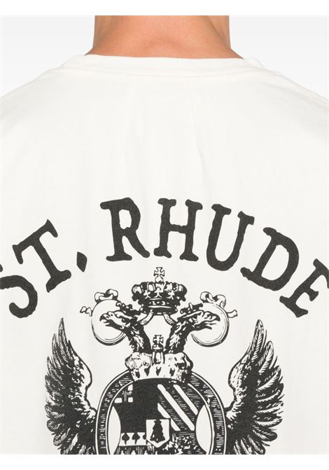 White eagle-print T-shirt Rhude - men RHUDE | RHPF25TT010120028