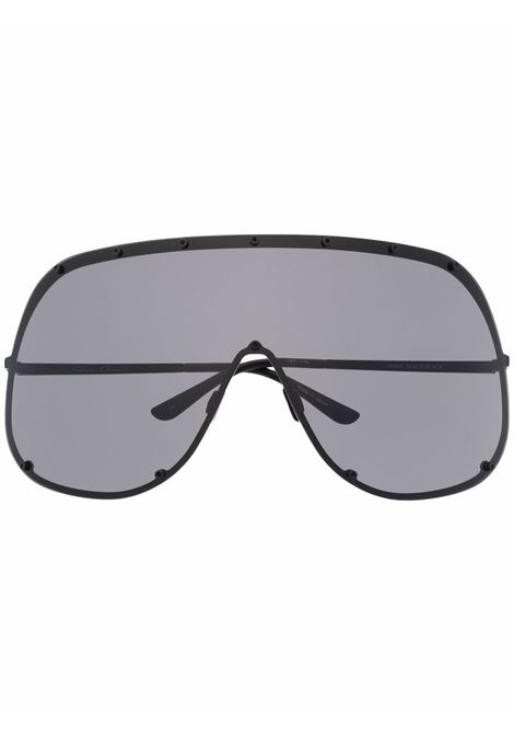 Black oversied-rame sunglasses Rick owens - unisex RICK OWENS | Sunglasses | RG0000006GBLKB0909