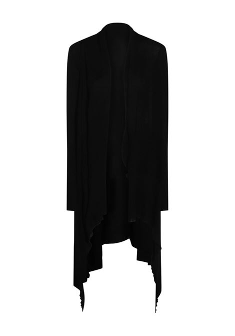 Cardigan lungo a portafoglio in nero Rick owens - donna RICK OWENS | Maglie | RP02E4643M09