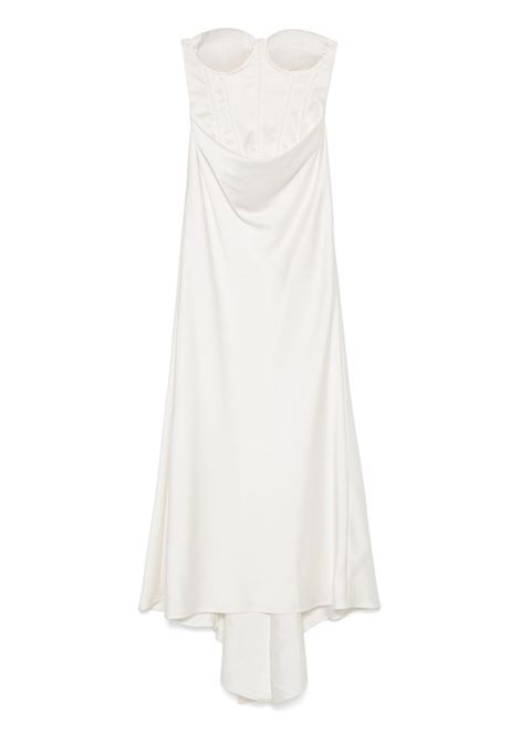 Abito da sera con corsetto in bianco Rotate - donna ROTATE | 112129857857