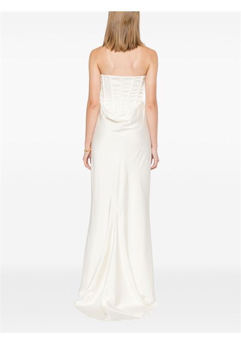 Abito da sera con corsetto in bianco Rotate - donna ROTATE | 112129857857
