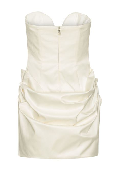 Abito corto con scollo a cuore in bianco Rotate - donna ROTATE | 114204857857