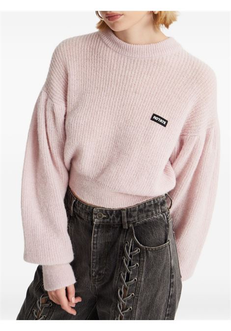 Black lace-detail jeans Rotate - women ROTATE | 115069100100