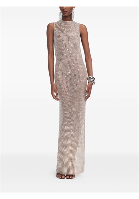 Silver rhinestone-embellished dress Self-portrait - women SELF-PORTRAIT | PF25009XSL