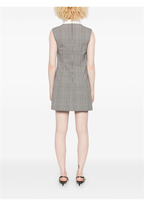 Abito mini a quadri in grigio Self-portrait - donna SELF-PORTRAIT | PF25016SBW