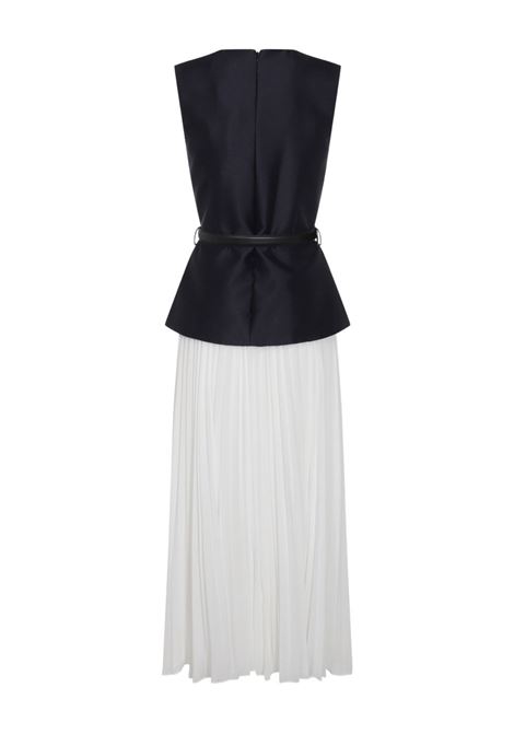 Abito smanicato bicolore in nero e bianco Self-Portrait - donna SELF-PORTRAIT | PF25017MABL