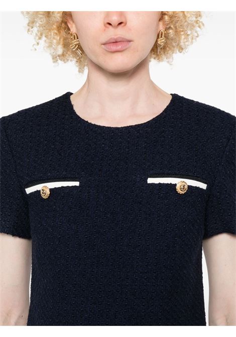 Abito mini con cintura in blu Self-Portrait - donna SELF-PORTRAIT | PF25034SBL