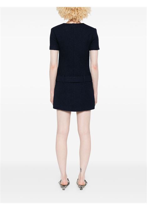 Abito mini con cintura in blu Self-Portrait - donna SELF-PORTRAIT | PF25034SBL