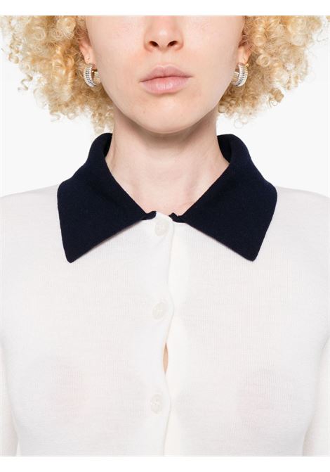 Cardigan in lana bianco Self-Portrait - donna SELF-PORTRAIT | PF25097CC