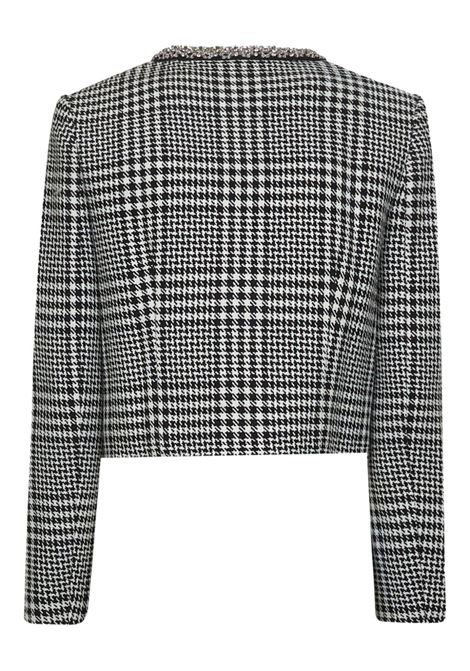 Giacca in pied-de-poule nero Self-Portrait - donna SELF-PORTRAIT | PF25111JBW