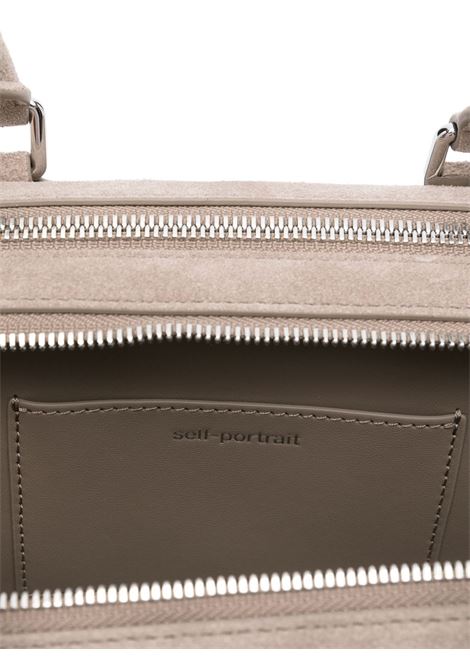Borsa a spalla con fiocco in grigio Self-portrait - donna SELF-PORTRAIT | PF25315AGR