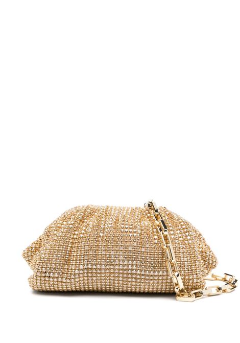 Gold-tone Chainmail clutch bag Self-Portrait - women SELF-PORTRAIT | PF25318G