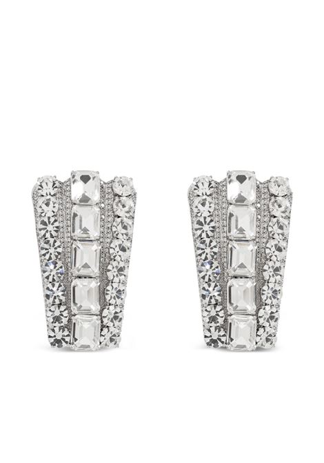 Orecchini con cristalli in argento Self-portrait - donna SELF-PORTRAIT | PF25605ESL