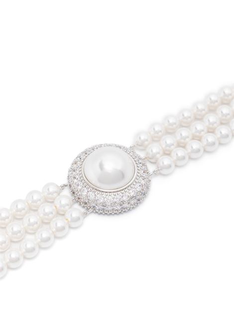 Choker con cristalli in bianco Self-portrait - donna SELF-PORTRAIT | PF25609NP