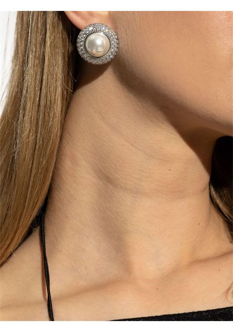 Orecchini a bottone con cristalli in argento Self-portrait - donna SELF-PORTRAIT | PF25610EP