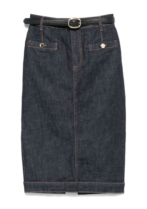 Gonna in denim blu Self-Portrait - donna SELF-PORTRAIT | PF25808MSKBL