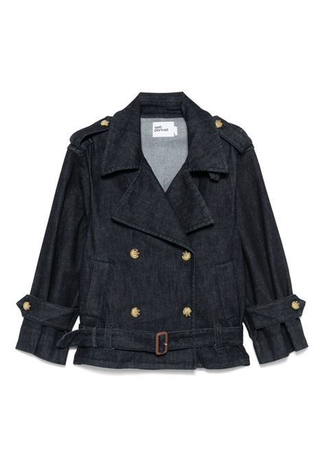 Giacca in denim blu Self-Portrait - donna