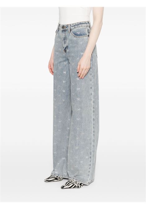 Jeans con decorazione in blu Self-portrait - donna SELF-PORTRAIT | PF25832PBL