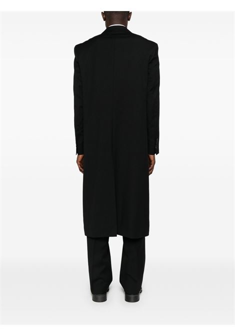 Black virgin wool double-breasted coat Sunflower - men SUNFLOWER | 4167999