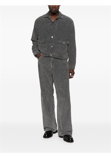 Grey cotton applied pockets shirt jacket Sunflower - men SUNFLOWER | 51331840
