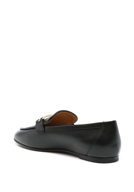 Mocassini in pelle con barra metallica in nero Tod's - donna TOD'S | XXW79A0JE50SMXB999