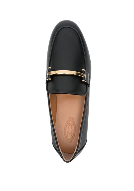 Mocassini in pelle con barra metallica in nero Tod's - donna TOD'S | XXW79A0JE50SMXB999