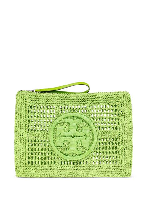 Clutch ella all'uncinetto in verde Tory burch - donna TORY BURCH | Borse clutch | 155038300