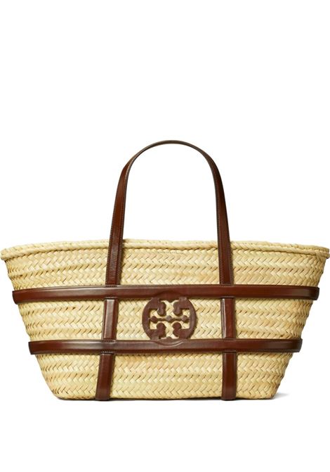 Brown ella straw tote bag tory burch - women TORY BURCH | Tote bag | 169219902