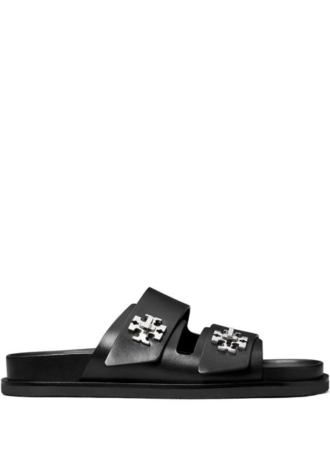 Ciabatte con decorazione in nero Tory burch - donna TORY BURCH | Ciabatte | 175640006