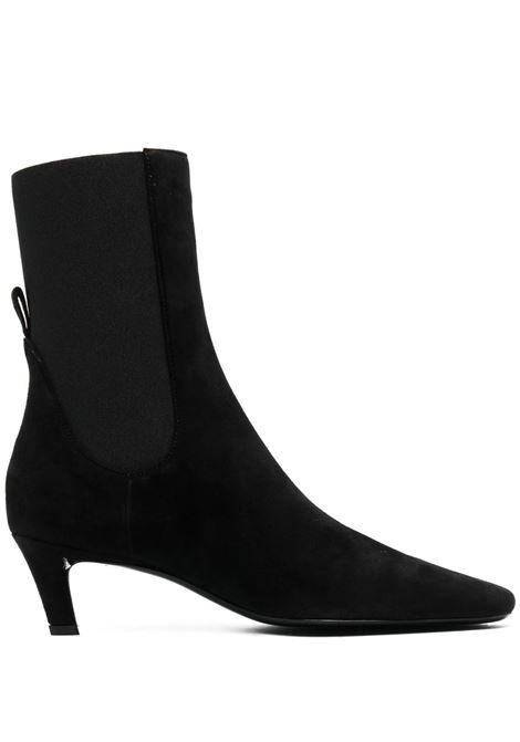 Stivali the mid heel in nero toteme - donna