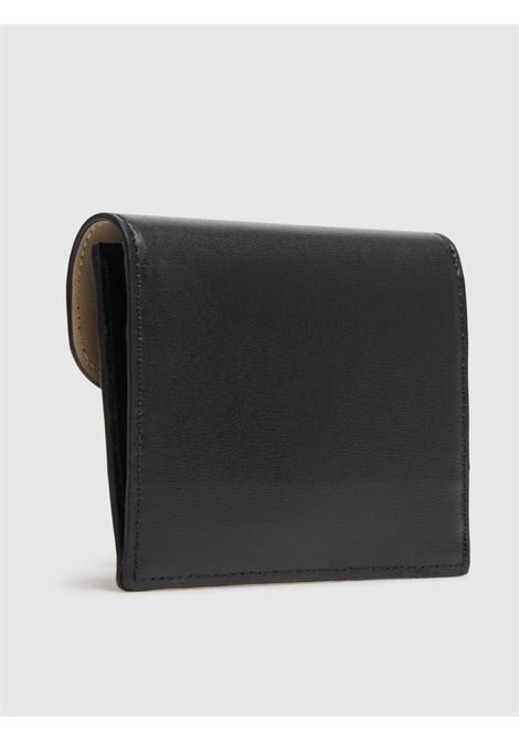 Black T-Lock Leather Card Holder Toteme - women TOTEME | 251WAM0042LE0025001