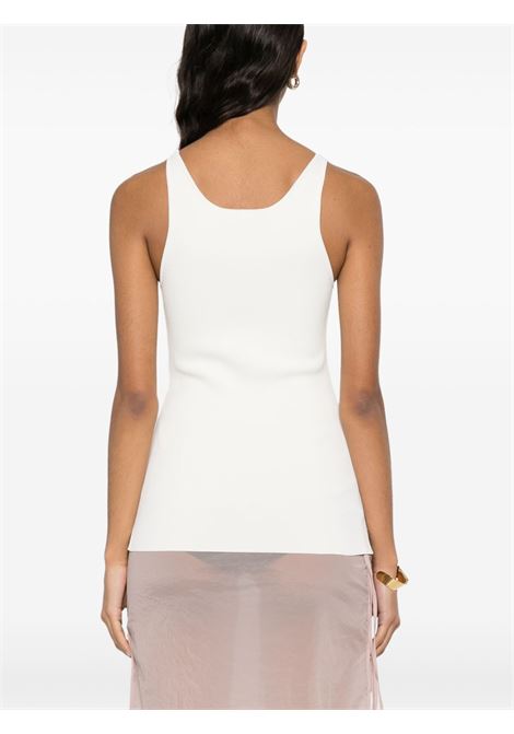 White knit tank top Toteme - women TOTEME | 252WRT0504YA0187047