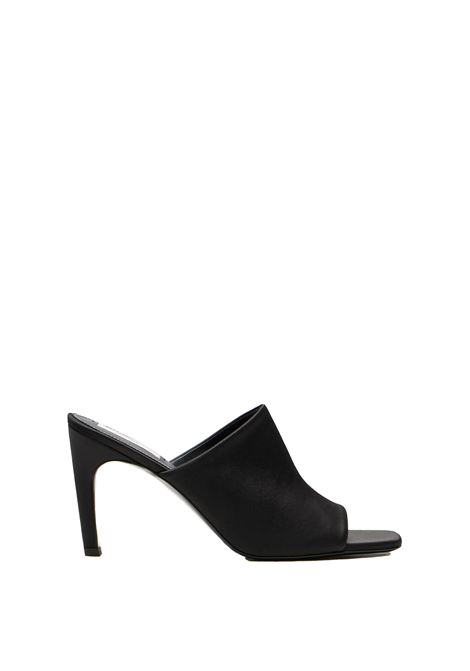 Black satin bandeau mules Toteme - women TOTEME | 253WAS0245FB0401001