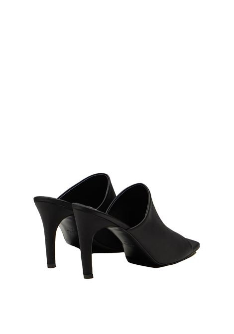 Black satin bandeau mules Toteme - women TOTEME | 253WAS0245FB0401001