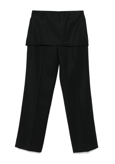 Black layered skirt trousers Toteme - women