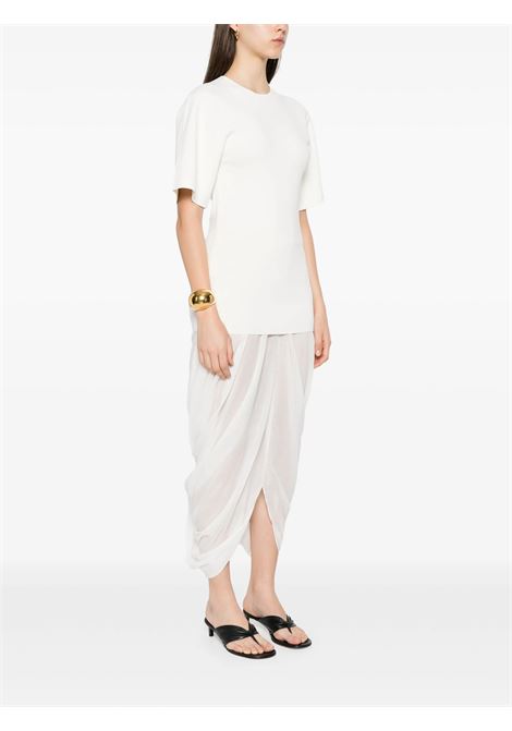 White cocoon tank dress Toteme - women TOTEME | 253WRD0215YA0187047
