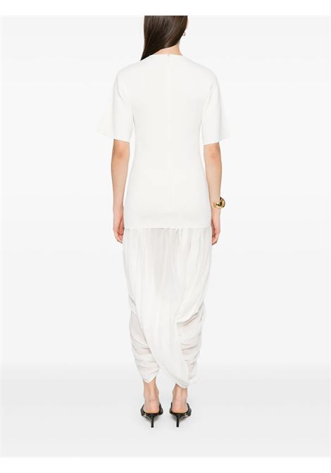 White cocoon tank dress Toteme - women TOTEME | 253WRD0215YA0187047