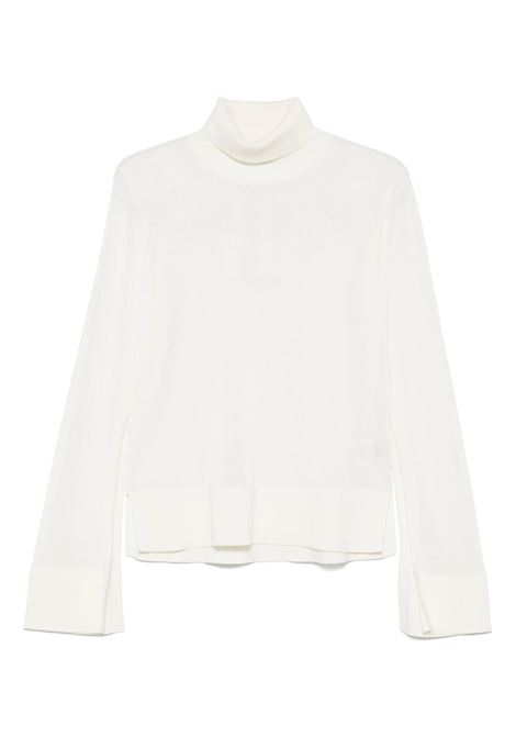 White Slit sleeve turtleneck Toteme - women TOTEME | 253WRT0535YA0079047