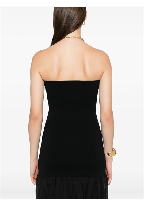 Black bandeau top Toteme - women TOTEME | 253WRT0575YA0187001