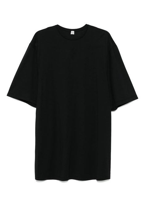 Black relaxed tee dress Toteme - women