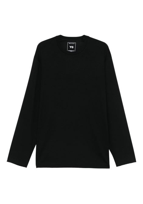 Black  long-sleeve T-shirt Y-3 - men Y-3 | JX7278BLK