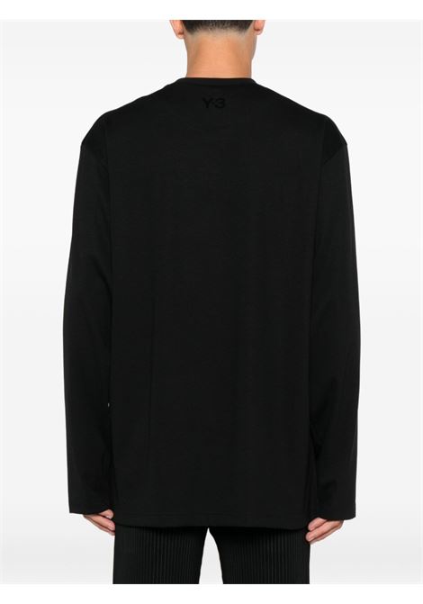 Black  long-sleeve T-shirt Y-3 - men Y-3 | JX7278BLK