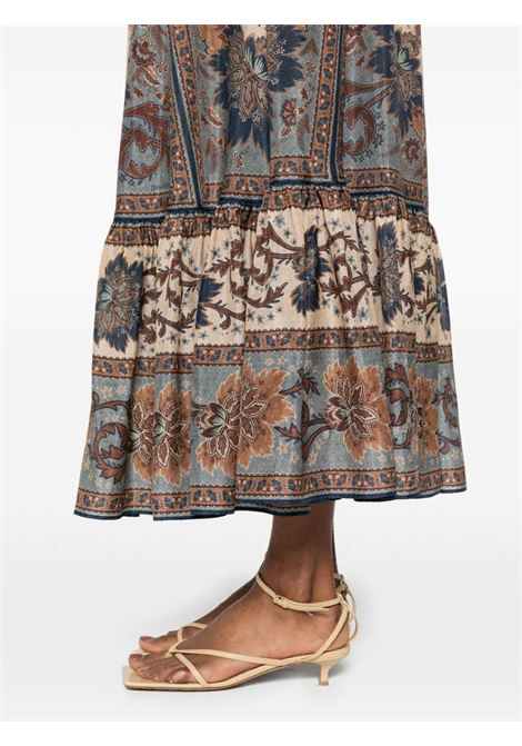 Multicolored Ascension midi skirt Zimmermann - women ZIMMERMANN | 3479SSS253BLCMINFLO