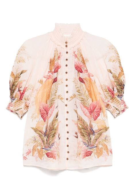 Camicia a fiori multicolore Zimmermann - donna ZIMMERMANN | 4556TSS253CRMPLMFLO