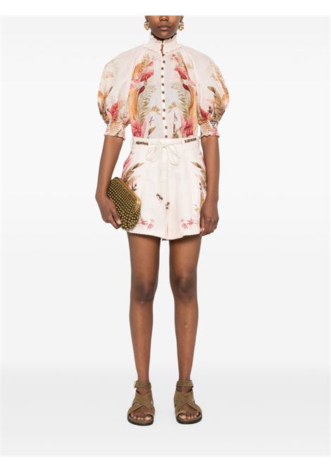 Camicia a fiori multicolore Zimmermann - donna ZIMMERMANN | 4556TSS253CRMPLMFLO