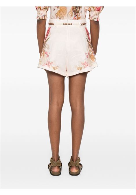 Shorts Ascension in beige Zimmermann - donna ZIMMERMANN | 4557ASS253CRMPLMFLO