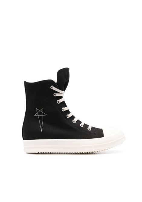 Sneakers alte con lacci in nero Rick Owens Drkshdw - donna RICK OWENS DRKSHDW | Sneakers | DS02E7800DOEM89811